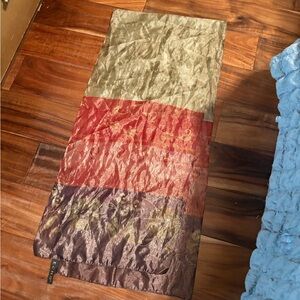 Echo‎ Made in Italy Silk Scarf Metallic Color Block (0750)